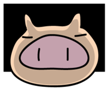 Pigs Sticker uzaboo sticker #3557468