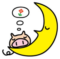 Pigs Sticker uzaboo sticker #3557470