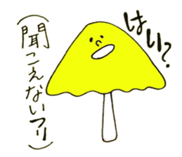 5 colors Mushrooms sticker #3557568