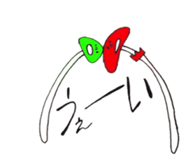 5 colors Mushrooms sticker #3557580