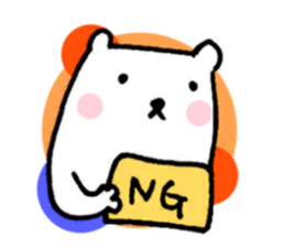 LOVE LOVE KUMA sticker #3557695