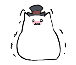CAT HAT!! sticker #3557718