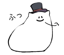 CAT HAT!! sticker #3557744