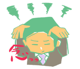 The escape is a daily occurrence. sticker #3557947