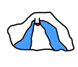 White something sticker #3558319