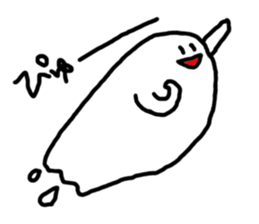 White something sticker #3558329