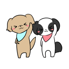 Good friend dachs and Shih Tzu