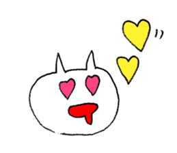 whitecat Sticker sticker #3558516