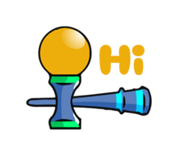Kendama 2 (by shozEE) sticker #3559394