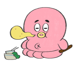 Octopus piper. sticker #3559563