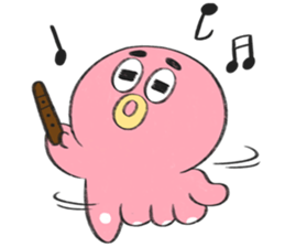 Octopus piper. sticker #3559577