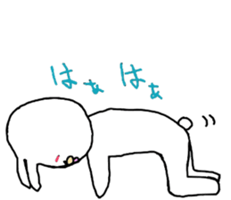 A rabbit and tortoise Story sticker #3559923
