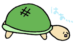 A rabbit and tortoise Story sticker #3559950