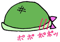 A rabbit and tortoise Story sticker #3559952