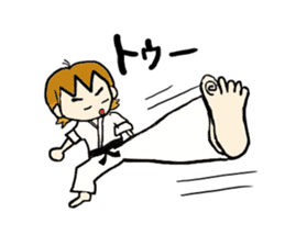 karate fighter REN!! sticker #3560236