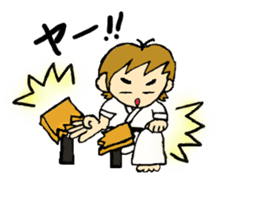 karate fighter REN!! sticker #3560237
