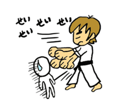 karate fighter REN!! sticker #3560238