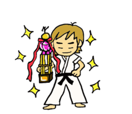 karate fighter REN!! sticker #3560239
