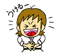 karate fighter REN!! sticker #3560242