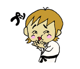 karate fighter REN!! sticker #3560244