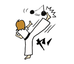 karate fighter REN!! sticker #3560270