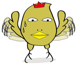 The bird. "chun-chun" birds. sticker #3560503