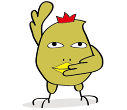 The bird. "chun-chun" birds. sticker #3560510