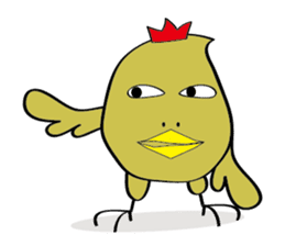 The bird. "chun-chun" birds. sticker #3560511