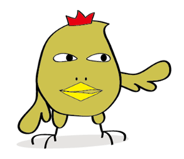 The bird. "chun-chun" birds. sticker #3560512