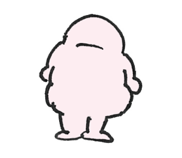 PLUMP MARSHMALLOW MAN Sticker (pastel) sticker #3560878