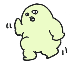 PLUMP MARSHMALLOW MAN Sticker (pastel) sticker #3560883