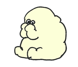 PLUMP MARSHMALLOW MAN Sticker (pastel) sticker #3560885
