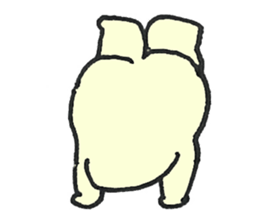 PLUMP MARSHMALLOW MAN Sticker (pastel) sticker #3560889