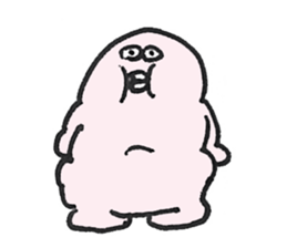PLUMP MARSHMALLOW MAN Sticker (pastel) sticker #3560890