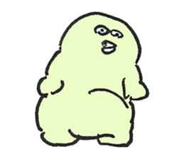 PLUMP MARSHMALLOW MAN Sticker (pastel) sticker #3560891