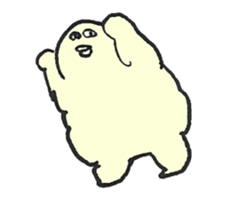 PLUMP MARSHMALLOW MAN Sticker (pastel) sticker #3560905