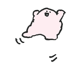 PLUMP MARSHMALLOW MAN Sticker (pastel) sticker #3560906