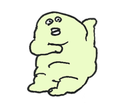 PLUMP MARSHMALLOW MAN Sticker (pastel) sticker #3560907