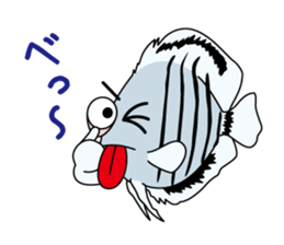 Fun Tropical Fish sticker #3561298