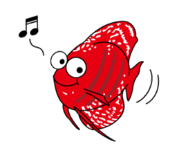 Fun Tropical Fish sticker #3561301