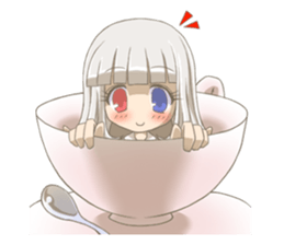 Sign-Tan/Mascot of Sign pole art museum sticker #3561415