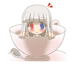 Sign-Tan/Mascot of Sign pole art museum sticker #3561415