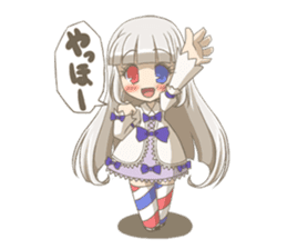 Sign-Tan/Mascot of Sign pole art museum sticker #3561421