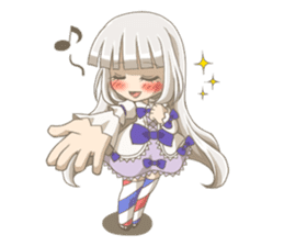 Sign-Tan/Mascot of Sign pole art museum sticker #3561422