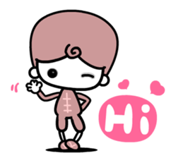 A A boy sticker #3561434