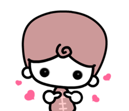 A A boy sticker #3561435