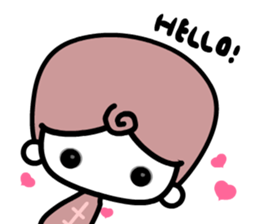 A A boy sticker #3561438