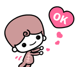 A A boy sticker #3561457