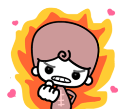 A A boy sticker #3561459