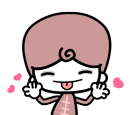 A A boy sticker #3561469